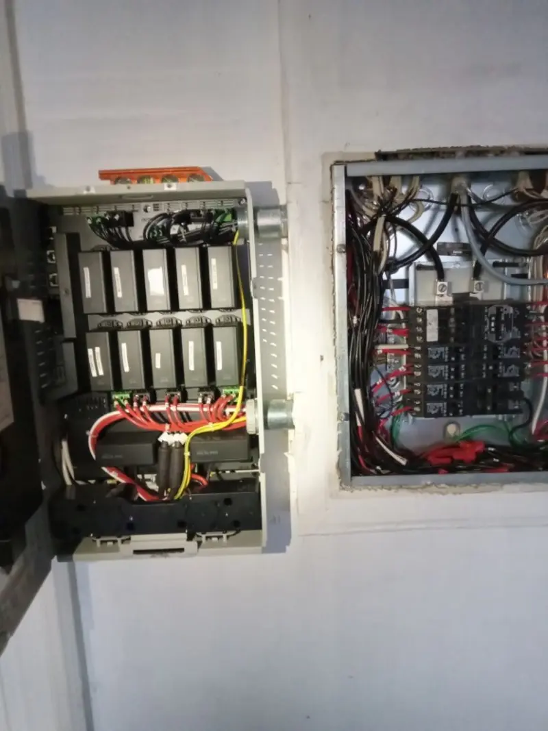 Electrical panel upgrade completed for Security Camera Wiring in Lebanon